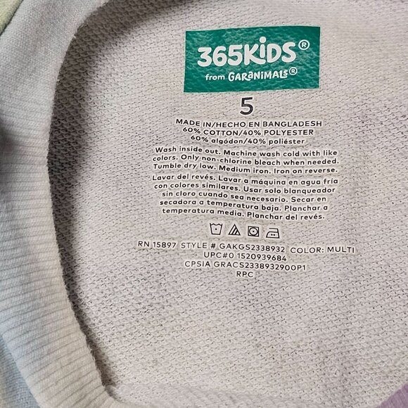 Girls' Size 5T Lot of 3 Summer Outfits / Play Sets - Tie-Dye & Character Prints - Picture 10 of 12